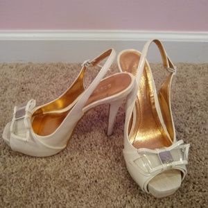 BCBGeneration White Heels Size 6.5